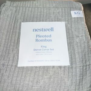 Nestwell king duvet cover set